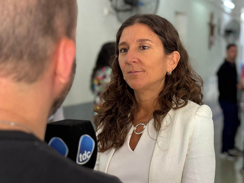 Di Gregorio ratificó el gran avance del nuevo gimnasio de usos múltiples para la localidad de Carreras