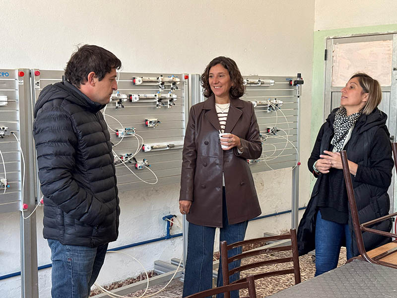 DI GREGORIO: "LA AMPLIACIÓN DEL TALLER DE LA ESCUELA TÉCNICA DE SAN GREGORIO EMPIEZA A SER UNA REALIDAD"