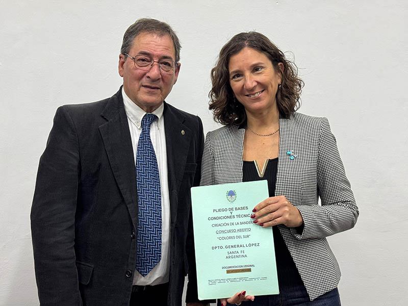 DI GREGORIO LANZÓ EL CONCURSO PARA CREAR LA BANDERA DEL DEPARTAMENTO GENERAL LÓPEZ