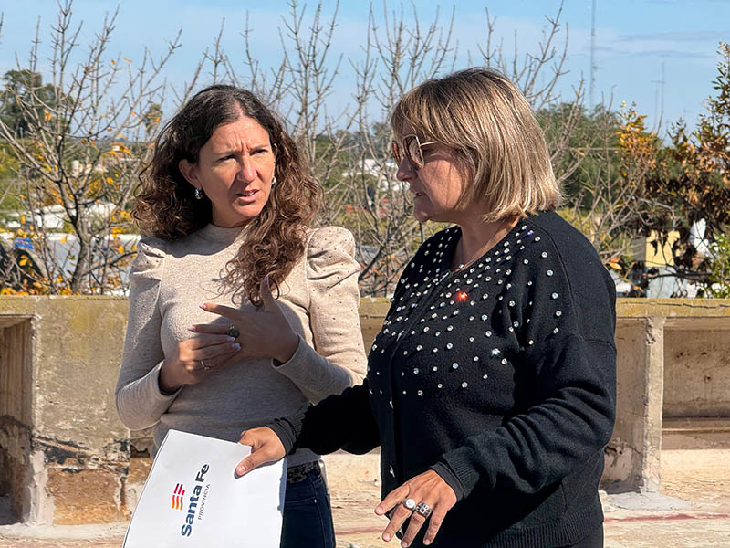 DI GREGORIO ACOMPAÑA OBRAS EN ESCUELAS DE SANTA ISABEL Y MELINCUÉ JUNTO AL GOBIERNO DE SANTA FE