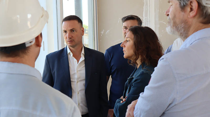 DI GREGORIO: “LA CONSTRUCCIÓN DE LA NUEVA ESCUELA AGROTÉCNICA DE RUFINO SUPERÓ EL 84%”