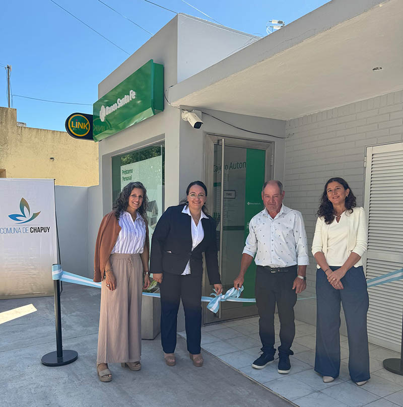GESTIÓN CUMPLIDA: CHAPUY YA CUENTA CON SU PRIMER CAJERO AUTOMÁTICO