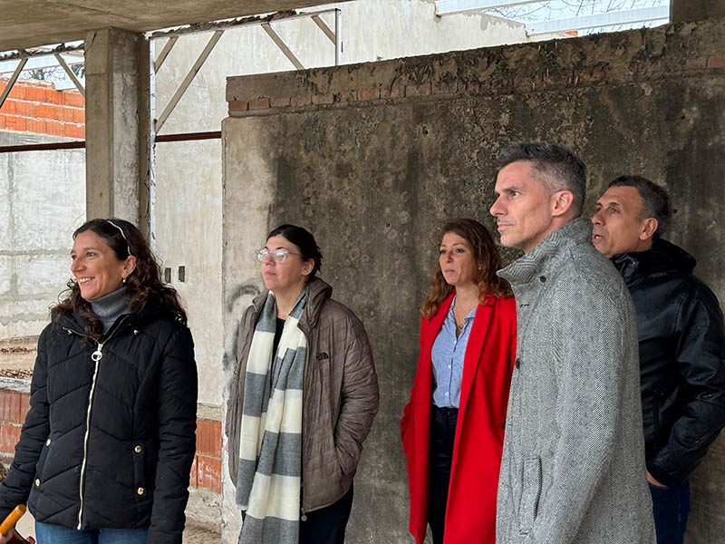 ESCUELA 238 DE VENADO TUERTO: DI GREGORIO CONFIRMÓ QUE PROVINCIA CONTINUARÁ LA OBRA ABANDONADA POR NACIÓN