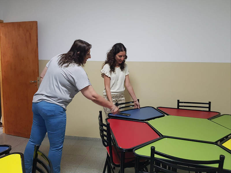 LA SENADORA DI GREGORIO RECORRIÓ  LA NUEVA ESCUELA PRIMARIA EVANGÉLICA DEL SUR PROVINCIAL