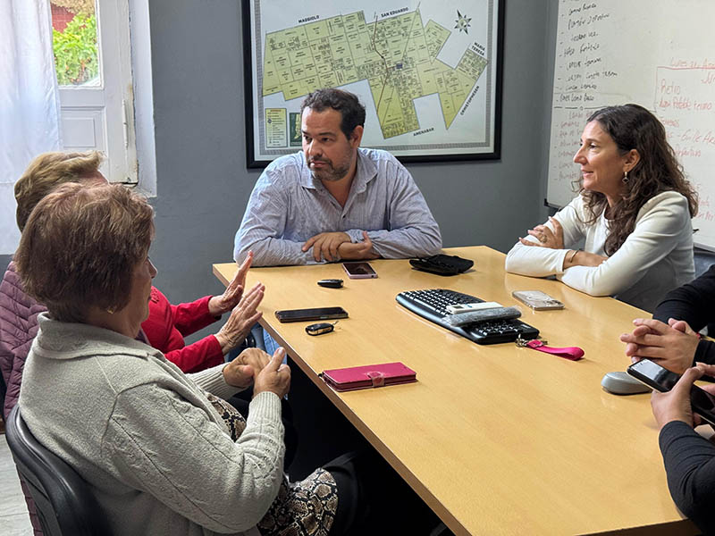 LETICIA DI GREGORIO RECORRIÓ INSTITUCIONES Y ACOMPAÑÓ PROYECTOS EN GENERAL LÓPEZ