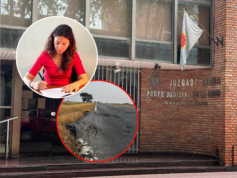 DI GREGORIO PRESENTÓ UN RECURSO DE AMPARO POR EL ABANDONO DE LAS RUTAS NACIONALES