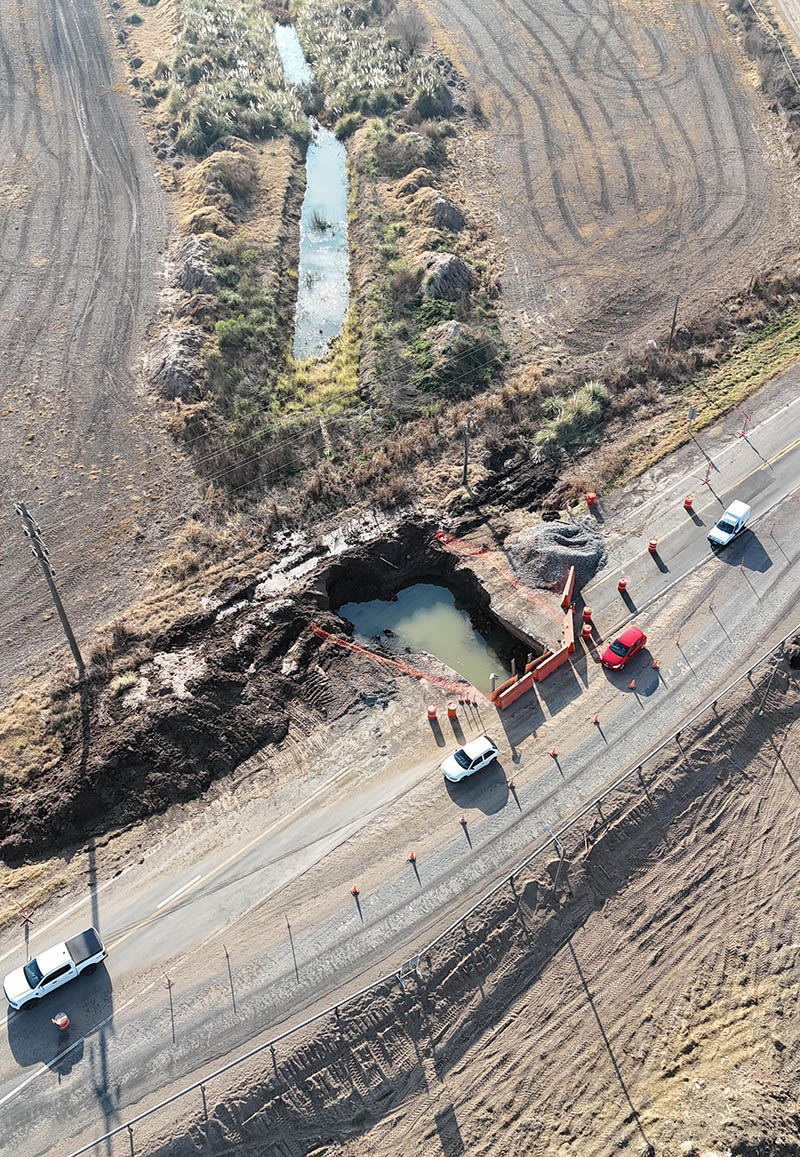DI GREGORIO: “SE REANUDÓ LA OBRA DEL CANAL DE VINCULACIÓN LAGUNA AGATAURA E INTERLAGUNAR EL HINOJO”